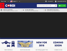 Tablet Screenshot of corgi-usa.com